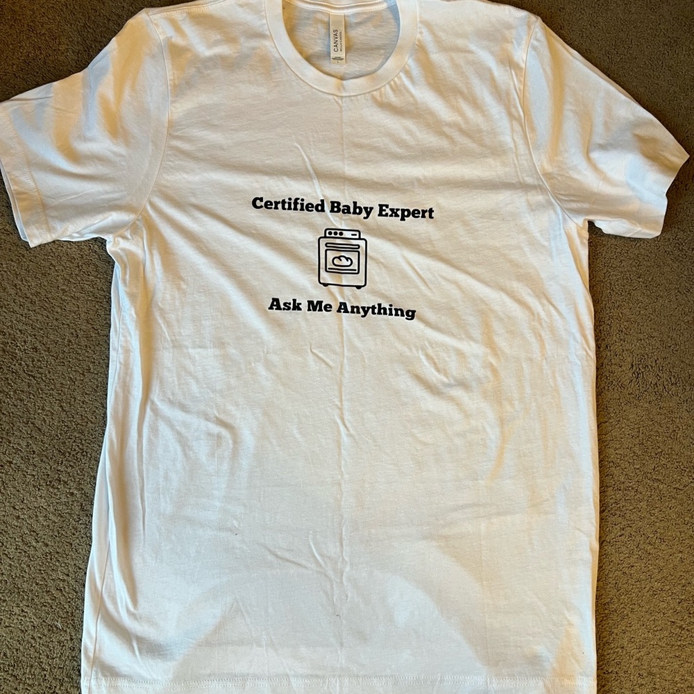 Certified Baby Expert White T-Shirt